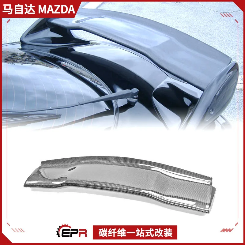 

Подходит для Mazda Mazda RX7 FD3S, модернизированный задний спойлер из углеродного волокна ODU, замена средней пластины