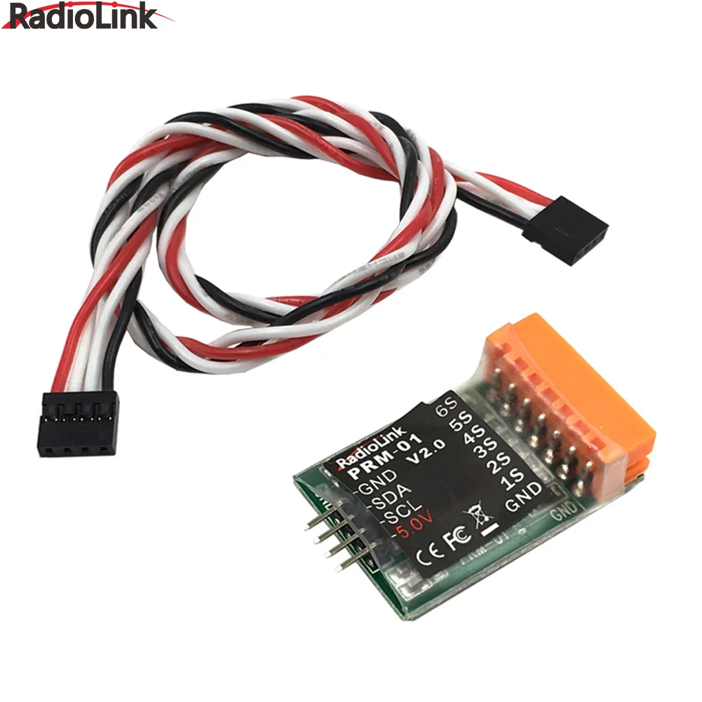 Radiolink PRM-01 Airplane Battery Voltage Telemetry Module Display On AT9S AT9S Pro AT10II Works wiht R9DS R12DS