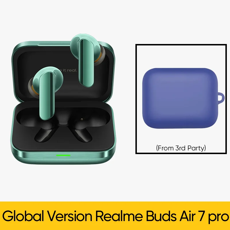 Global Version realme Buds Air 7 Pro 53dB Active Noise Cancelling True Wireless Earphone 48Hour Battery Bluetooth 5.4 Headphone