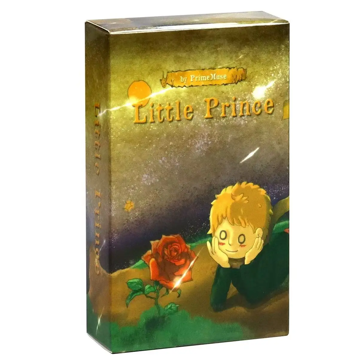 10.3*6cm Little Prince Tarot Cards for Beginners 78 Pcs Cards Portable Size Friendly Cute Illustrations for Kids