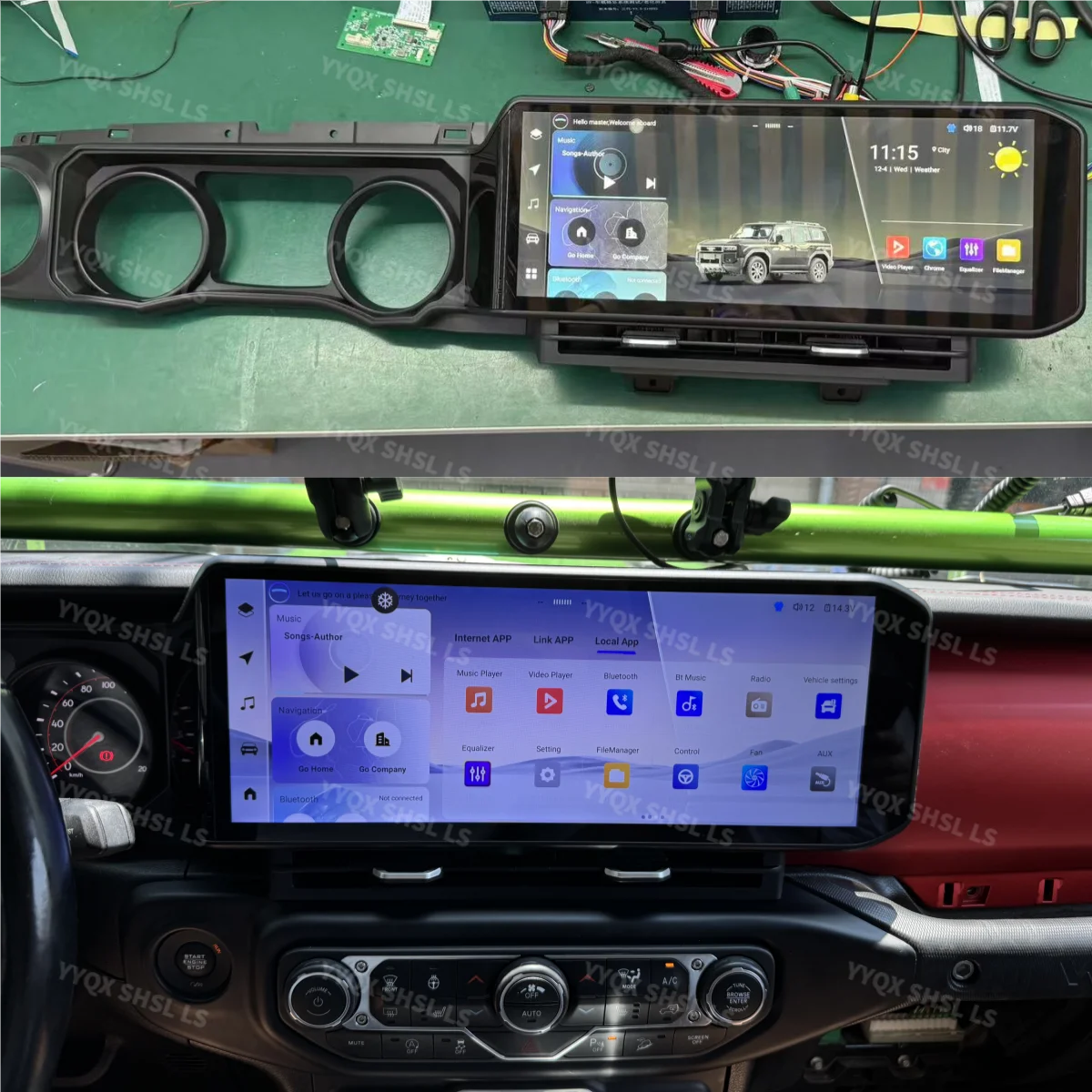 

LS Autoradio For JEEP Wrangler JL 2018 2019 2020 2021 Gladiator Car Radio Multimedia Video Player GPS Navi Carplay Head Unit