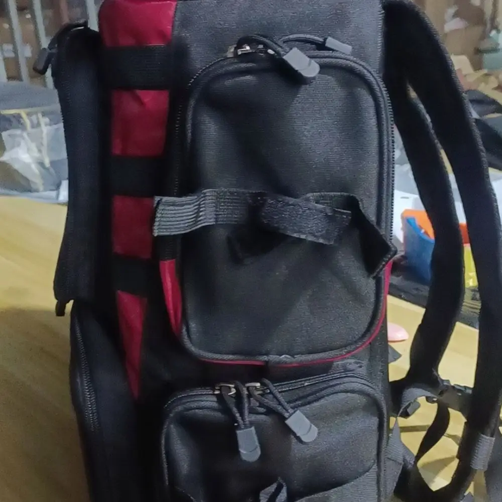 Portable Fishing Tackle Backpack Large Capacity Storage Bag With Rain Shield For Outdoor Gear Organizer Kit