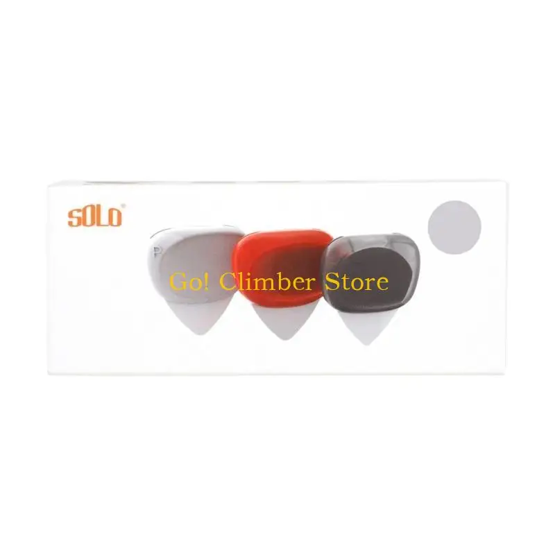 Q84C 3pcs Grips for Guitar Pick Stop Dropping Guitar Pick While Playing Non-sticky Stays in your Hand Guitar Accessories