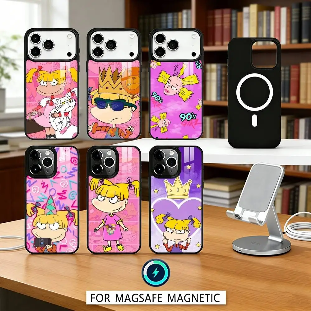 

T-The S-Spoiled Princess R-Rugrat Phone Case For iPhone 17,16,15,14,13,12,Pro,Max For Magsafe Magnetic Wireless Charging