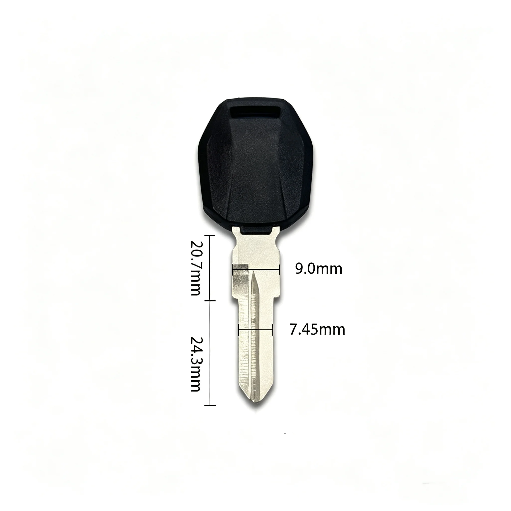 Brand‑New Blank Uncut Motorcycle Replacement Key For KTM 1050 1190 1290 With Detachable Chip Slot