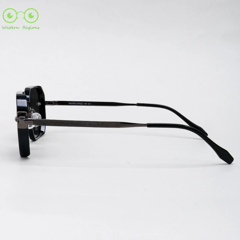 최신 패션 유럽과 미국의 사각형 프레임 남성용 선글라스 여성용 선글라스 자외선 방지 고급 선글라스 uv400