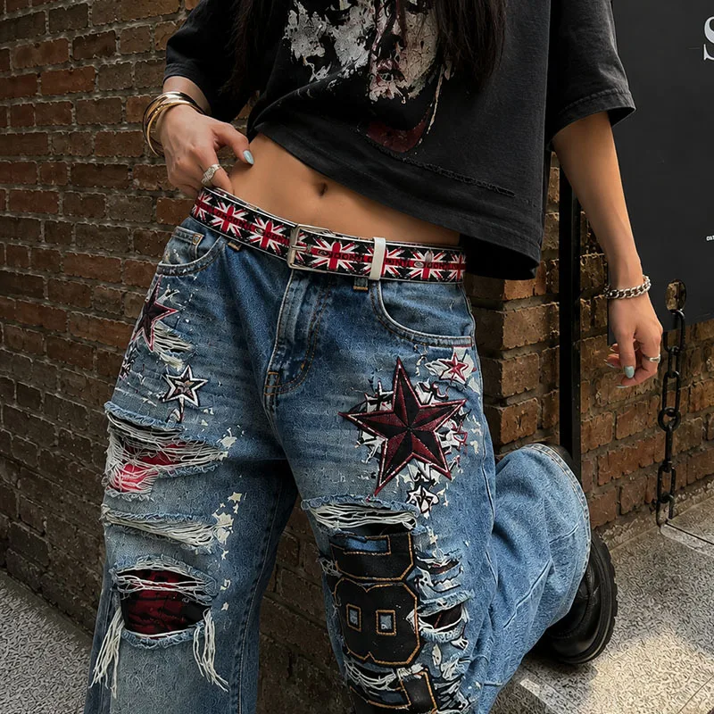 UK Union Flag Print Belt Y2K Street Graffiti Metal Pin Buckle Waist Strap Men Women Casual Leather Belt Cinturon Mujer Ins 2026