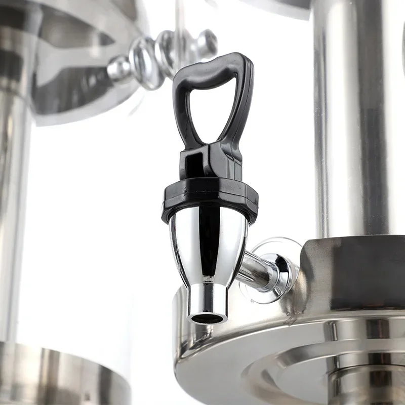 

Business Premises bar Juice Tower Family Party Stainless Steel Cold Drink Machine Bucket 8L Stainless Steel Juice Dispenser