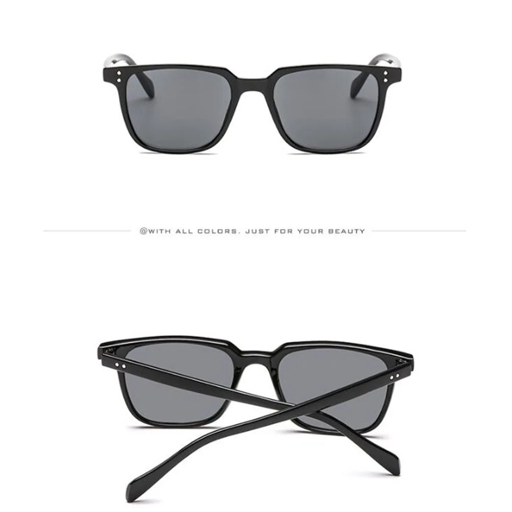 Gafas de sol con montura cuadrada para hombre, gafas de sol Retro con estilo, decoración, liquidación, venta al por mayor, envío directo