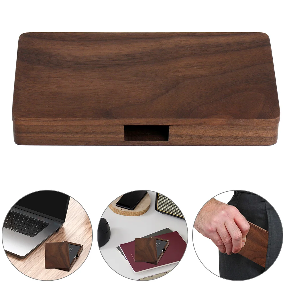 

Magnetic Business Card Holder Travel Cards Cover Portable Card Case for Passport Id Cards Outdoor Essentials Travel Essentials