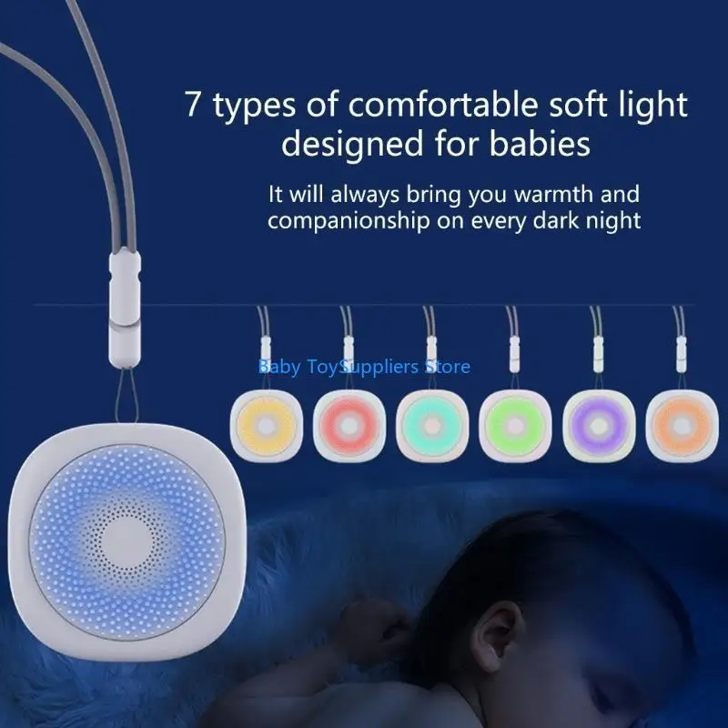 

R1WF Baby Soother White Sound Machine с расслабляющими мелодиями для кроватки или автомобиля