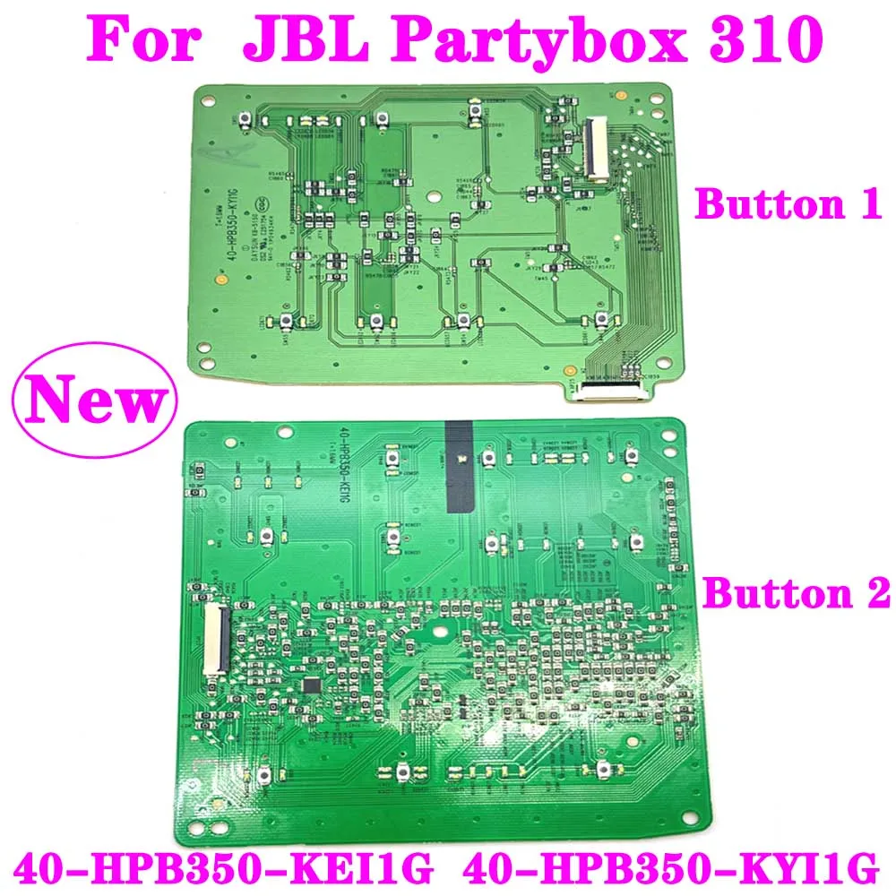 1pcs Original New Key Switch Motherboard Connector for JBL Party Box 310 40-HPB350-KEI1G 40-HPB350-KYI1G Button 1 Button 2