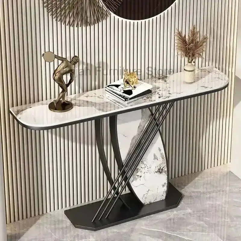 

Стол для гостиной в скандинавском стиле, металлический, современный, консольный, винтажный, классический, для прихожей, мебель для гостиной