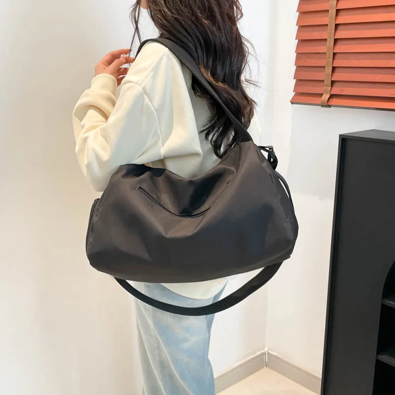 

Women's Shoulder Bag Hand Bags Unisex Wallet Portable Tote High-capacity Crossbody Bags for Travel Exercise Dry Wet Separation