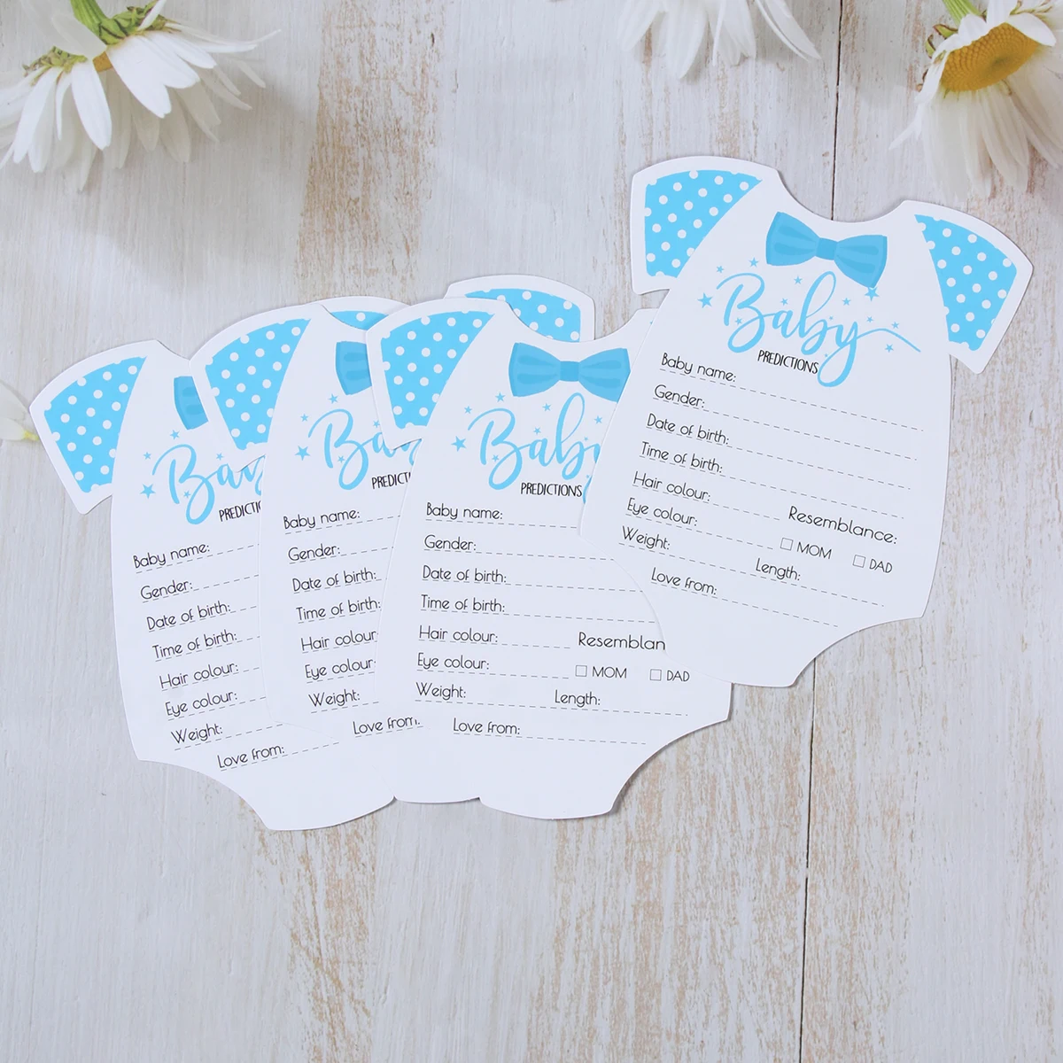 10pcs Gender Reveal Party Prediction Card Birthday Party Game Cards Baby Shower Party Decoration Baby Shower Party Supplies