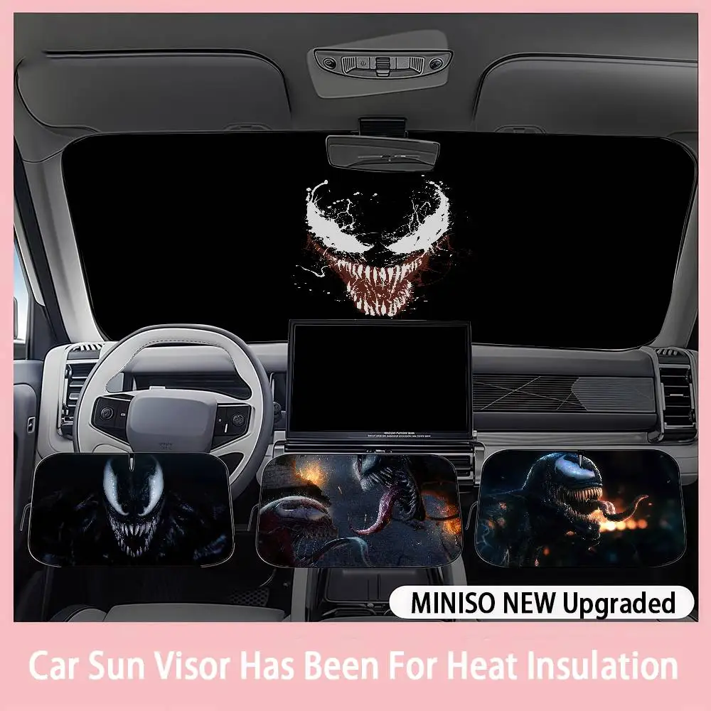 

Disney Venom Car SunShade Windshield sunshade blocks ultraviolet rays, car insulation sunshade protector