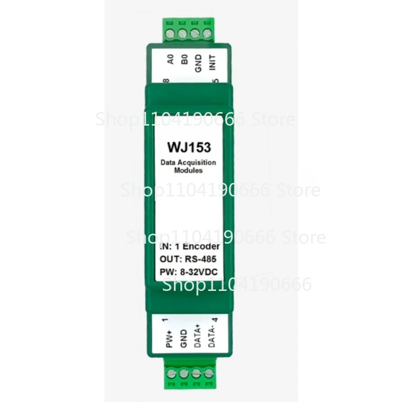 1 channel encoder 4 times harmonic pulse For  Modbus RTU module WJ153