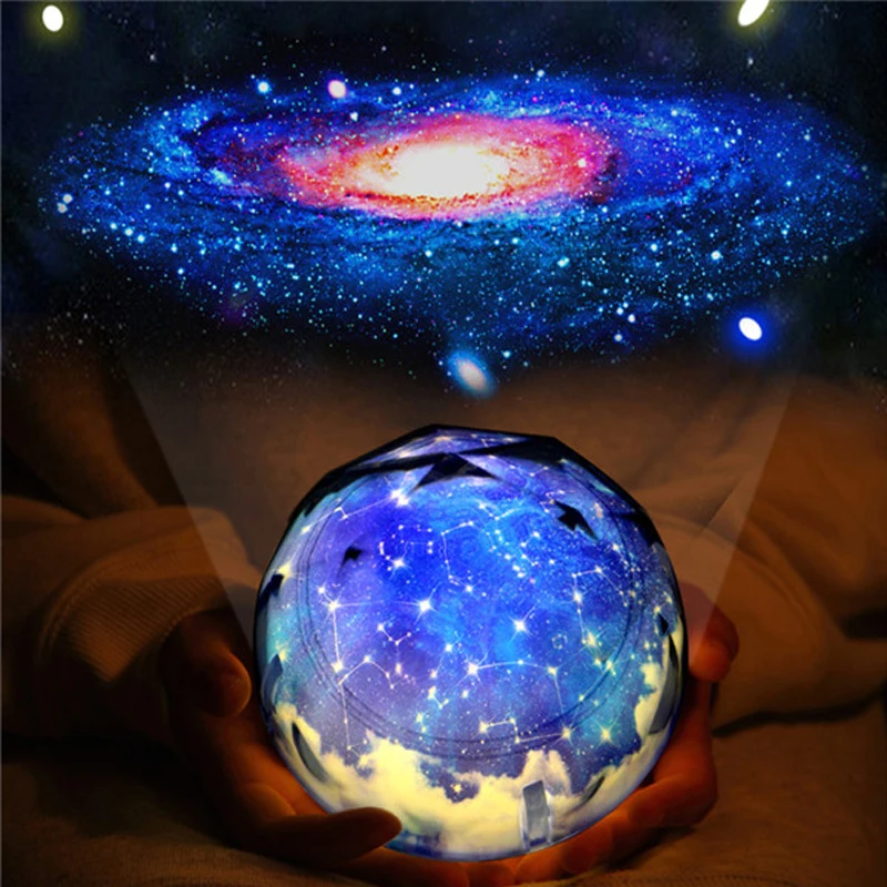 LED Night Light Starry Sky Magic Star Moon Planet Projector Lamp Universe Baby Nursery Light For Birthday Gift Led Night Light