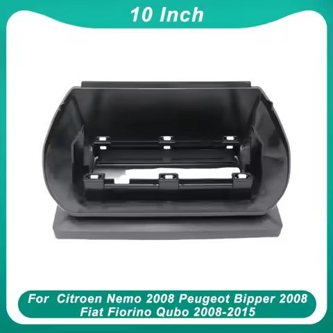For Citroen Nemo 2008+ / Peugeot Bipper / Fiat Fiorino Qubo 10.1" 2DIN Android Radio Fascia Panel | Car Stereo Frame Trim Kit