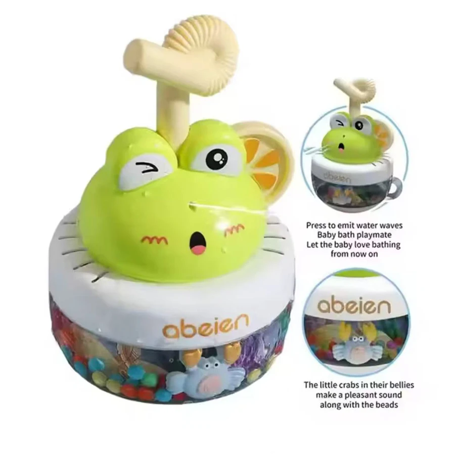 للحمام الطفل لعبة المياه الضفدع نموذج صنبور دش رذاذ الماء ألعاب أطفال ل التدفق الرش الحمام الاطفال هدية #6