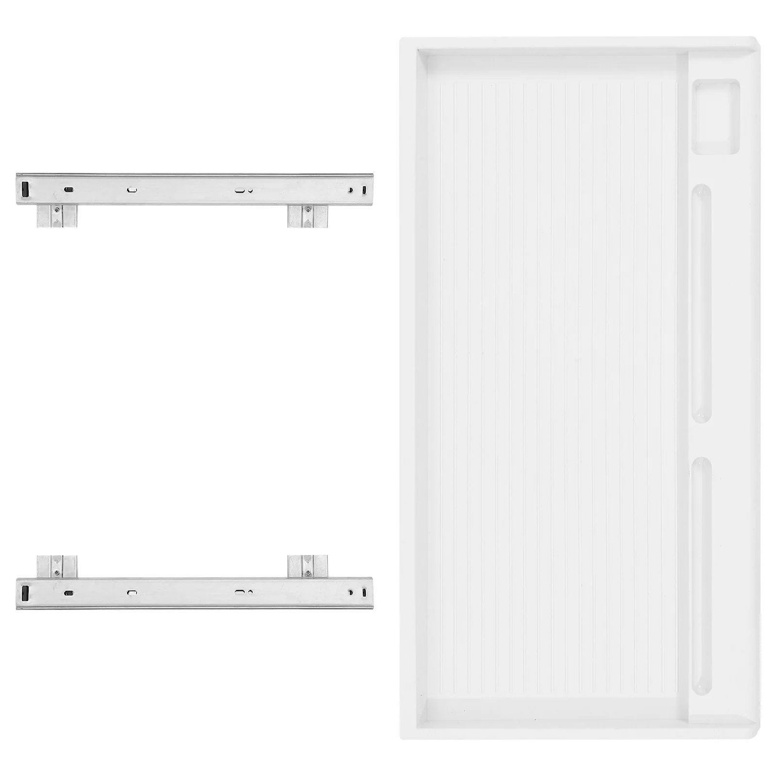 

1 set 1 Set Under Tray Slide-Out Keyboard Holder Computer Shelf For Office Desk Storage Tray Under Desk Keyboard Drawer