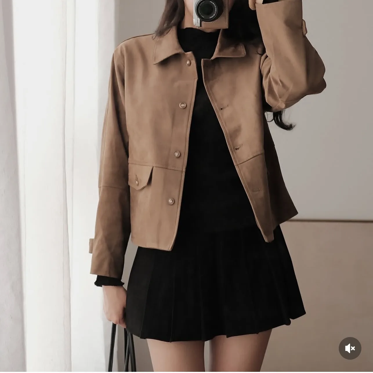 

Шикарный корейский женский тюнет, повседневный отложной воротник на одной пуговице, простой модный, осенне-зимний, универсальный длинный све