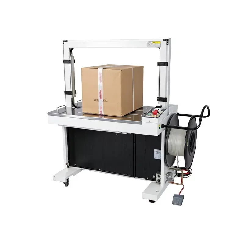 Easy Operation PP Strapping Machine One Key Setting Adjustable Tension Flexible Control Stable Working