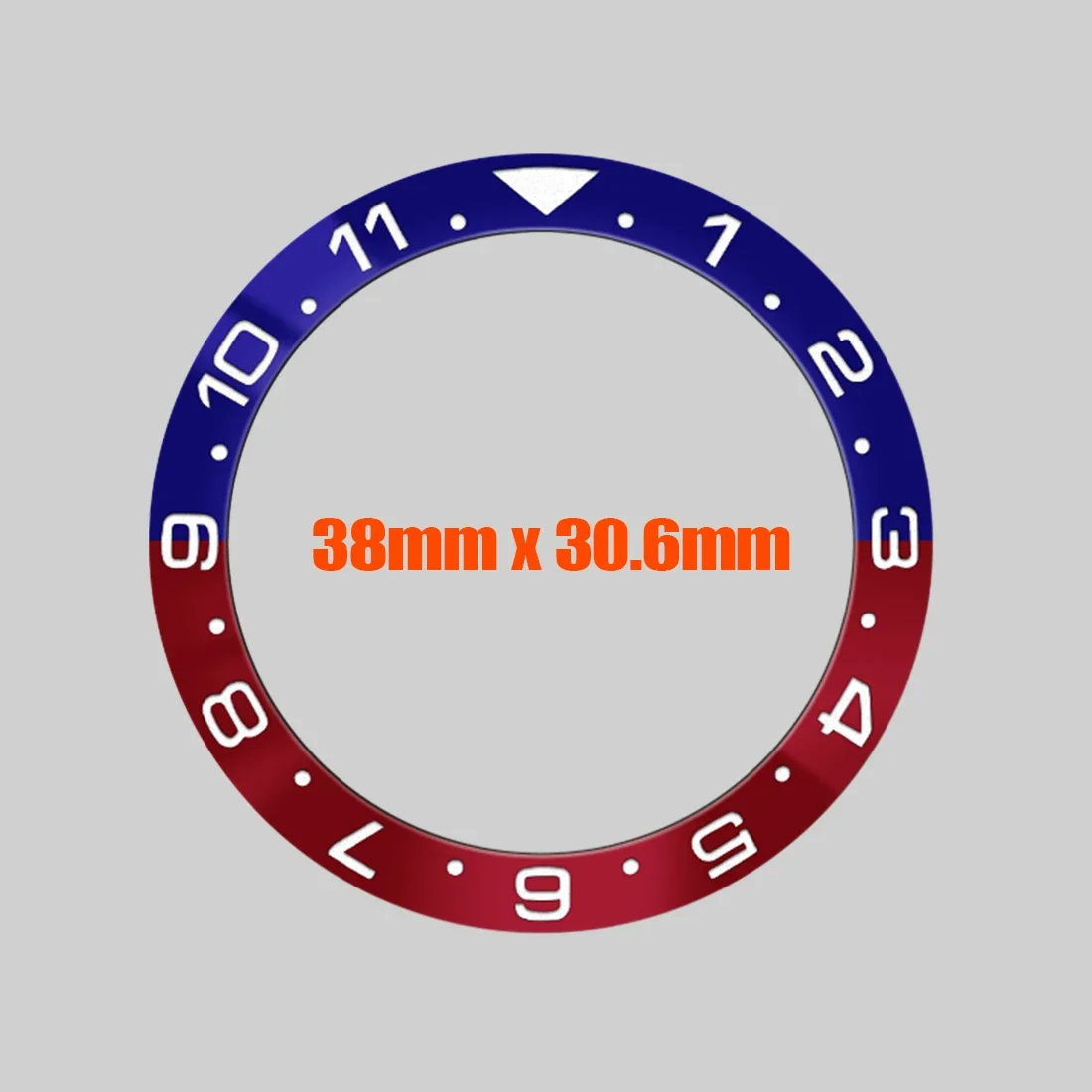Изогнутая алюминиевая вставка безеля 38 мм, кольцо безеля с весами GMT, подходит для SUB SKX007 SKX009 SRPD, корпус часов NH35 NH36, вставка безеля корпуса