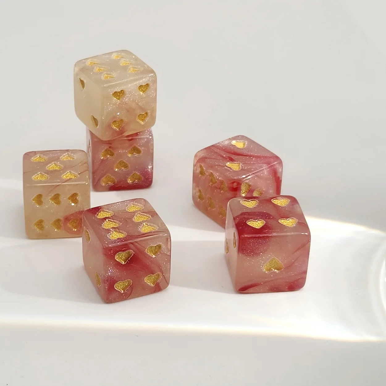 

6pcs 16mm D6 dice, game dice