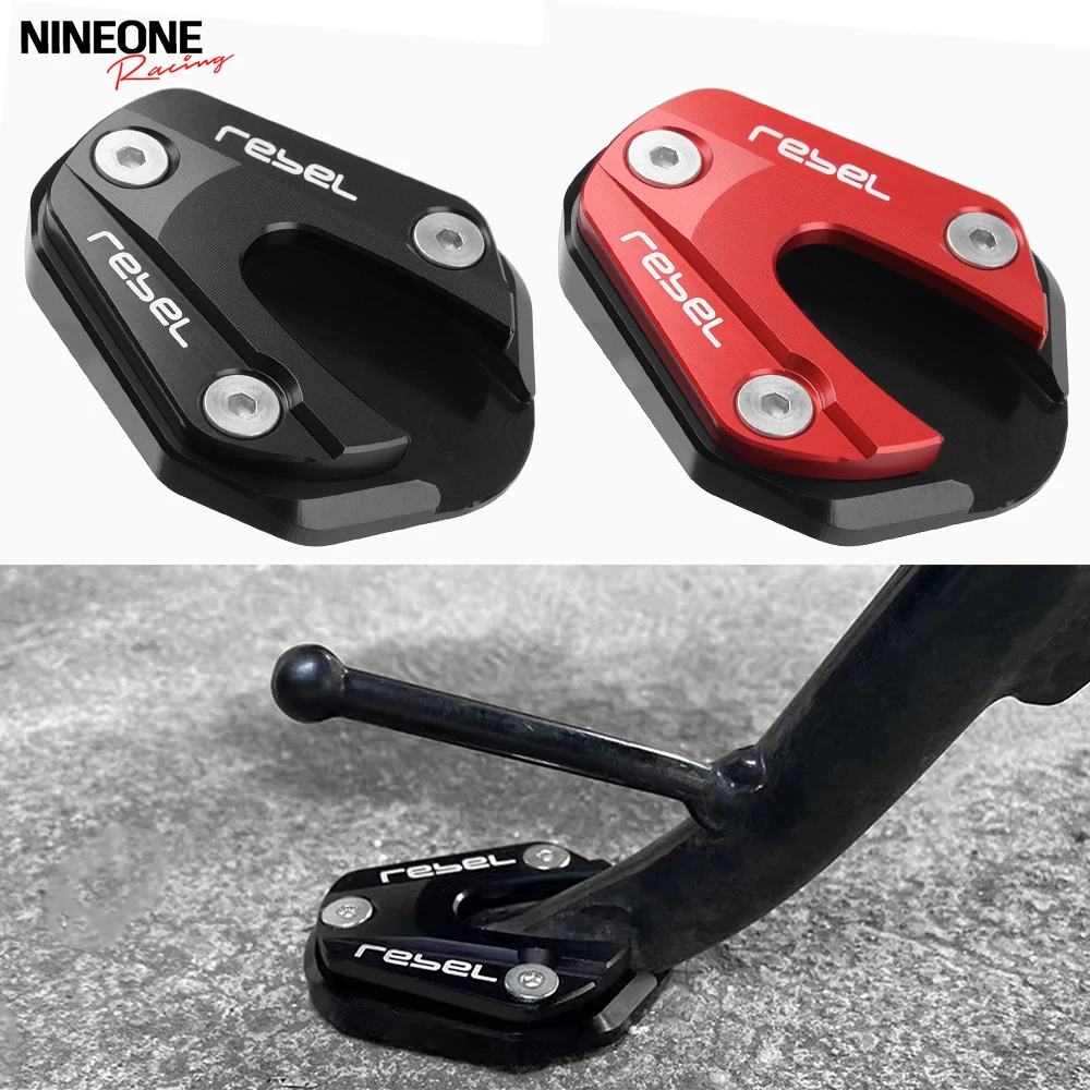 

Для Honda Rebel CMX 300 500 CMX250 CMX300 CMX500 2017-2025 боковая подставка, удлинитель для ног, увеличительная пластина, опорная удлинительная пластина для ног