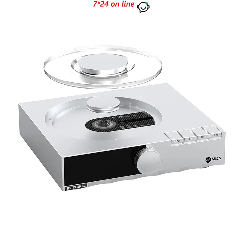 

SMSL PL200T MQA-CD Transport Reference Level Digital Interface Functions P.A.S.S Servo System Lid-Open Playback Mod CNC