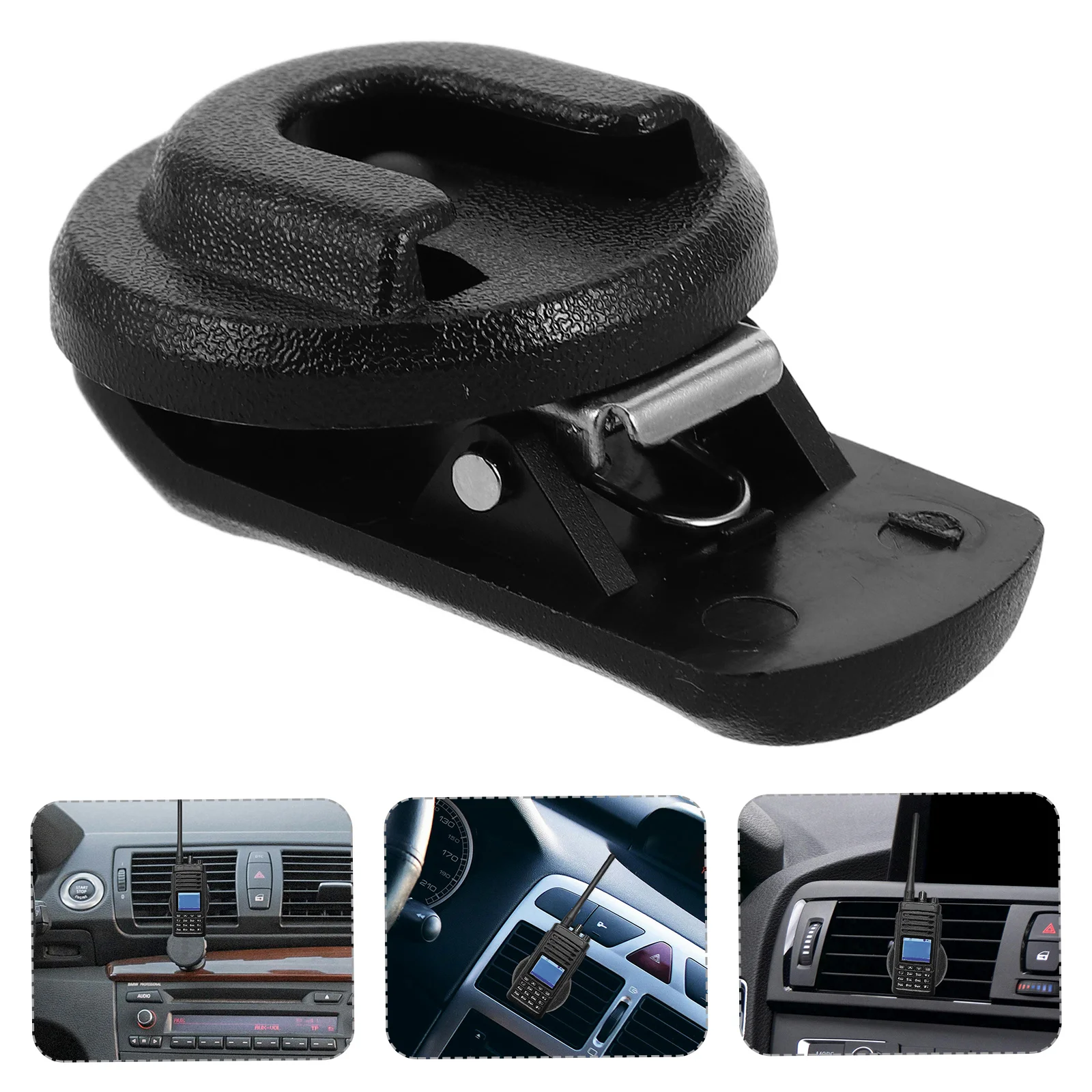 

Universal Cb Mic Holder Portable Radio Mic Hanger Back Clip Car Truck Microphone Mount Accessories Car Microphone Hanger