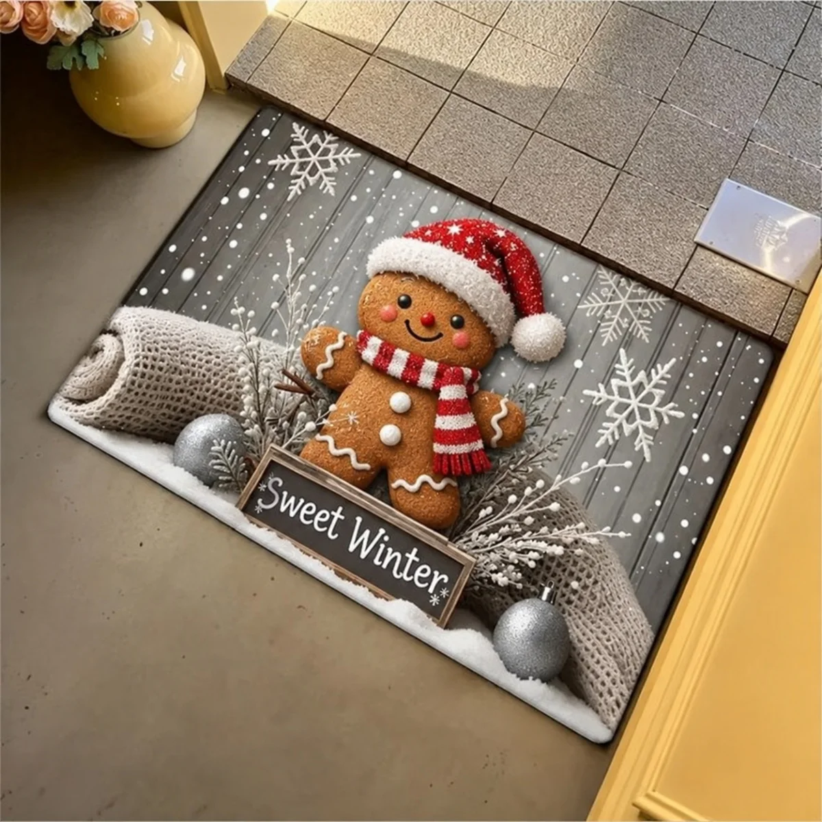 Bear Floor Mat Cute Area Rug Entrance Door Mat Home Decor Indoor Bedroom Living Room Hot Sale