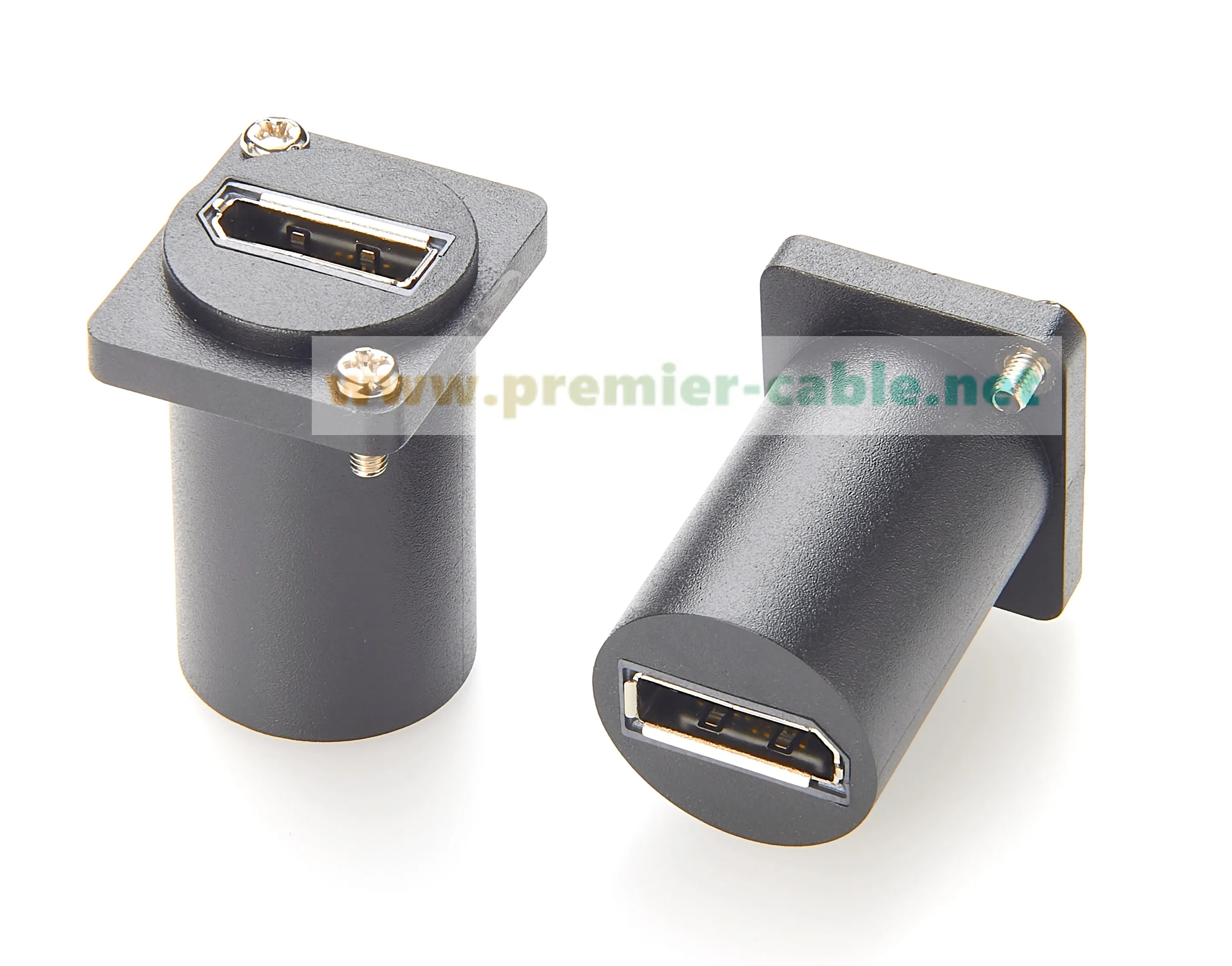 D-Typ Displayport-Panel-Mount-Adapter DP1.2, 4k bei 60 Hz, Displayport-Buchse auf Buchse, DP-Pass-Through-Modularstecker – Detail 3