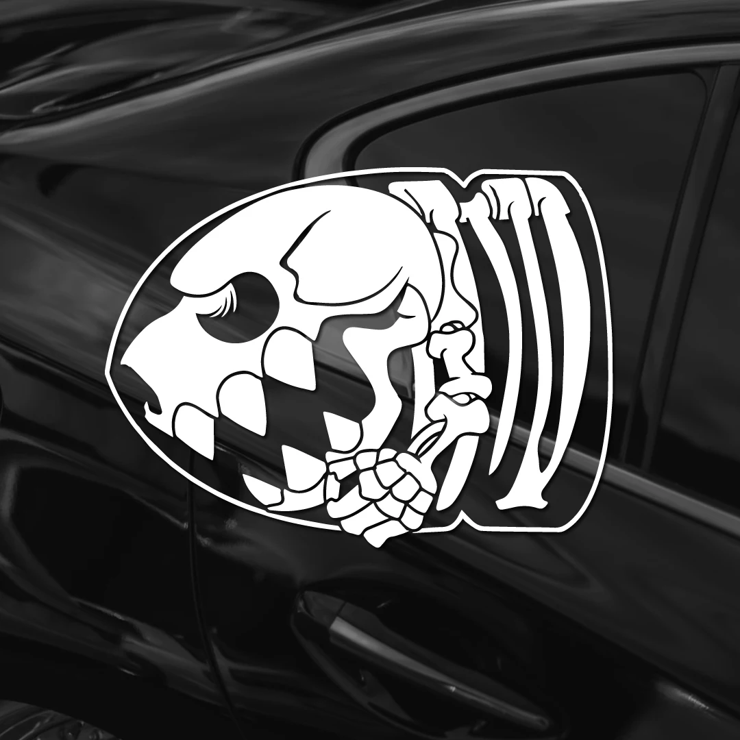 

Interesting bullet shaped skull, car glass car stickers, personalized DIY decoration, modification, graffiti customization