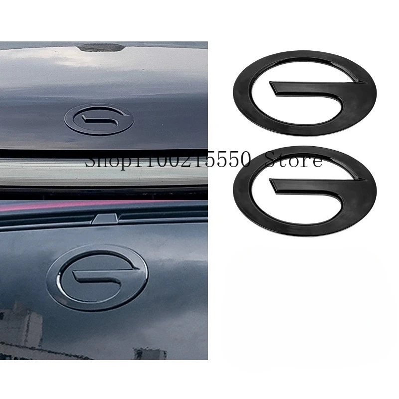 

Автомобильные аксессуары для Trumpchi GAC S7 2025 2026, Стайлинг автомобиля, передняя и задняя эмблема, наклейки, хвостовая эмблема, буквы, пленка Blackened Warrior
