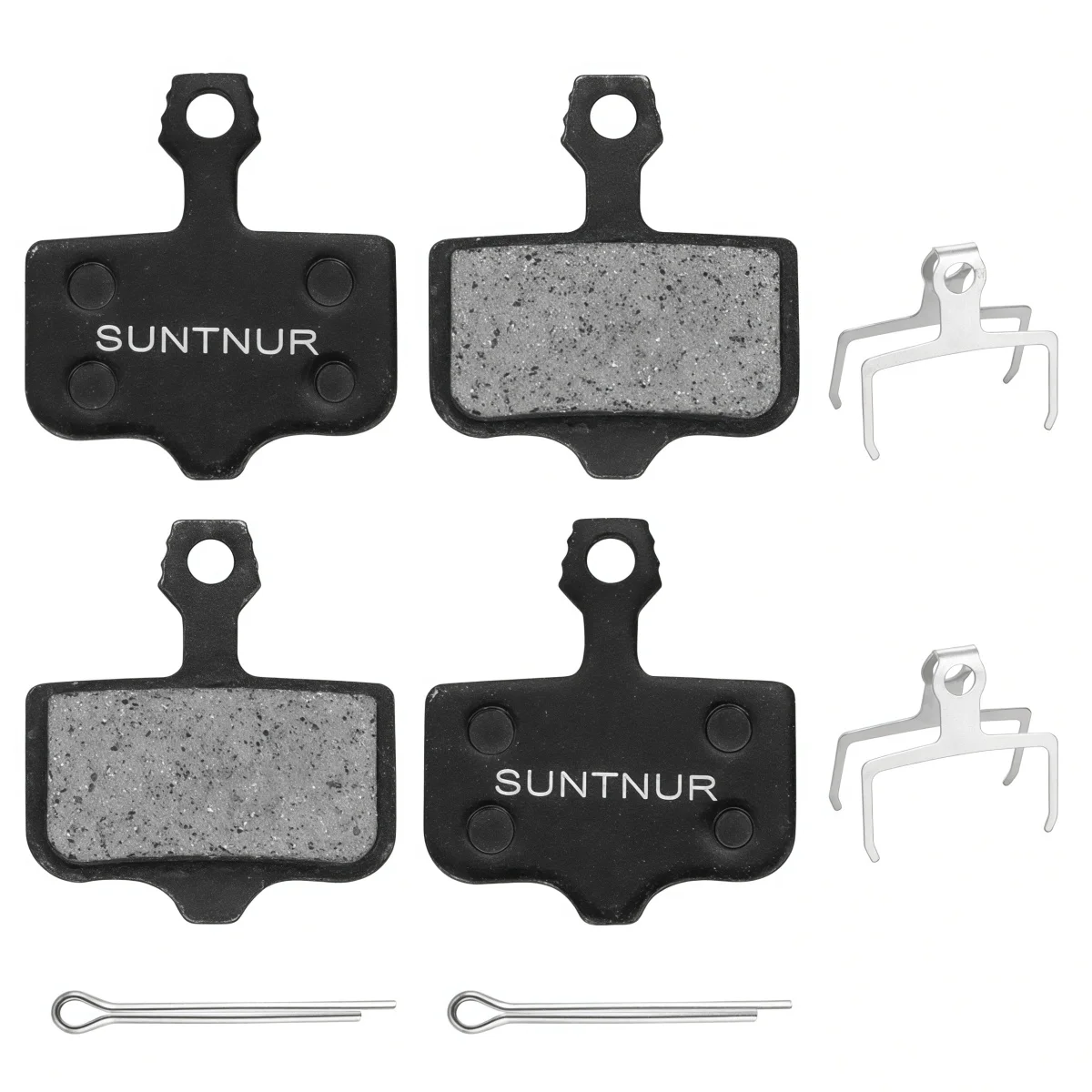 Тормозные колодки SUNTNUR MTB — 2 пары — для AVID ELIXIR R / CR / CR-MAG и SRAM LEVEL T / TL / DB1 / 3 / 5 (керамика из спеченной смолы)