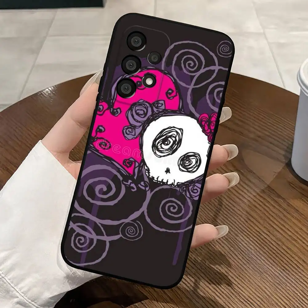 Love Black and Cute Emo Black Protective Cell Cover For Samsung S26 25 24 23 22 21 20 10 10E Plus FE Ultra Note Soft case - view 5