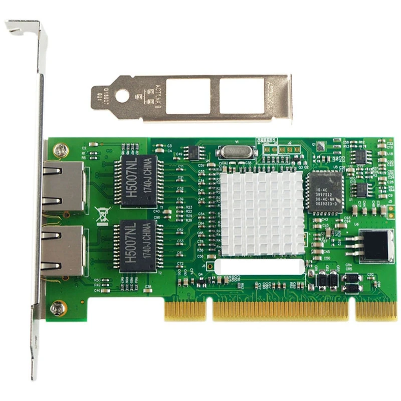 

Chipset 82546 Dual-Port Gigabit 8492MT PCI Server Network Card 1000M RJ45 NIC Ethernet Desktop Adapter