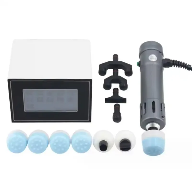 

Professional 2 in 1 Shock Waves Physiotherapy Relief Pain Shockwave Therapy Equipment Chiropractic Massager Gun for Body Relax