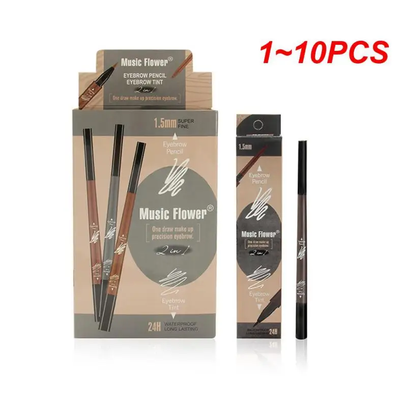 EyebloggPays l Tattoo Waterproof Music Flower, Sketch Liquid Eyebrown, Regina Brows Enhancer, Eyelashes Makeup, 1-10Pcs