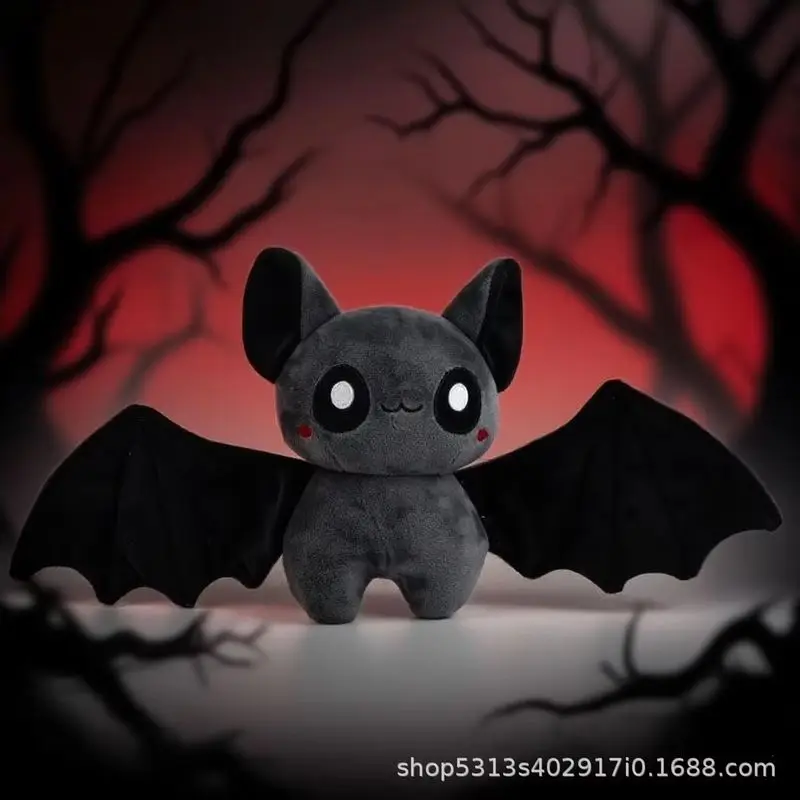 새로운 할로윈 호박 박쥐 석탄 공 엘프 축제 선물 플러시 장난감 부드러운 봉제 동물 인형 어린이 및 성인용