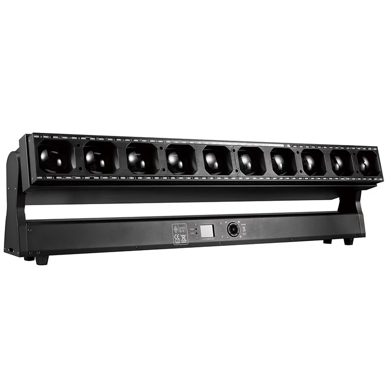 

Chinese Direct Long Strip 10 * 60W LED matrix Light 4-in-1 RGBW Frequency Flash Beam Light Focusing Moving Head Stage Light