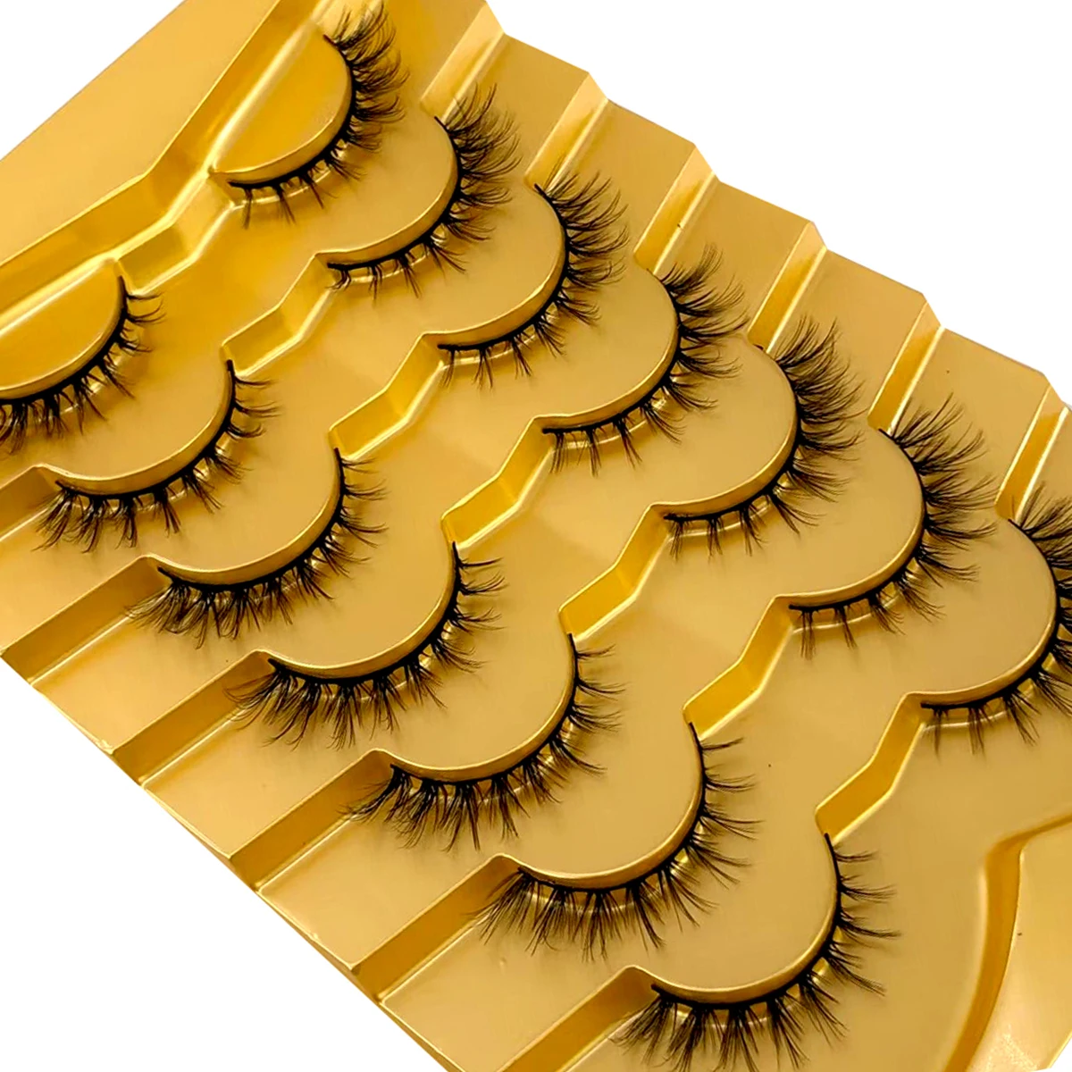 7 paires de Faux cils 3D en Faux vison, fins et doux, naturels, Volume dramatique, Extension de cils, maquillage pour la beauté