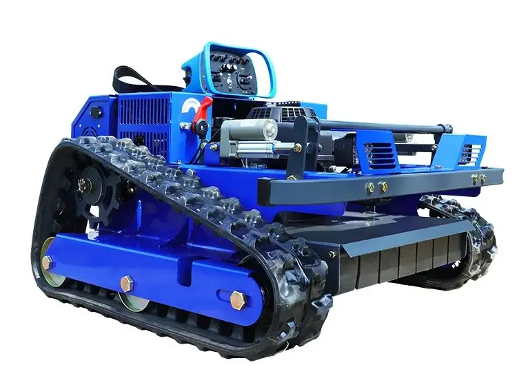 

Customized Self-Propelled Lawn Mower Flail Industrial 4-Stroke Remote Control for Farm Optimal for Large Areas