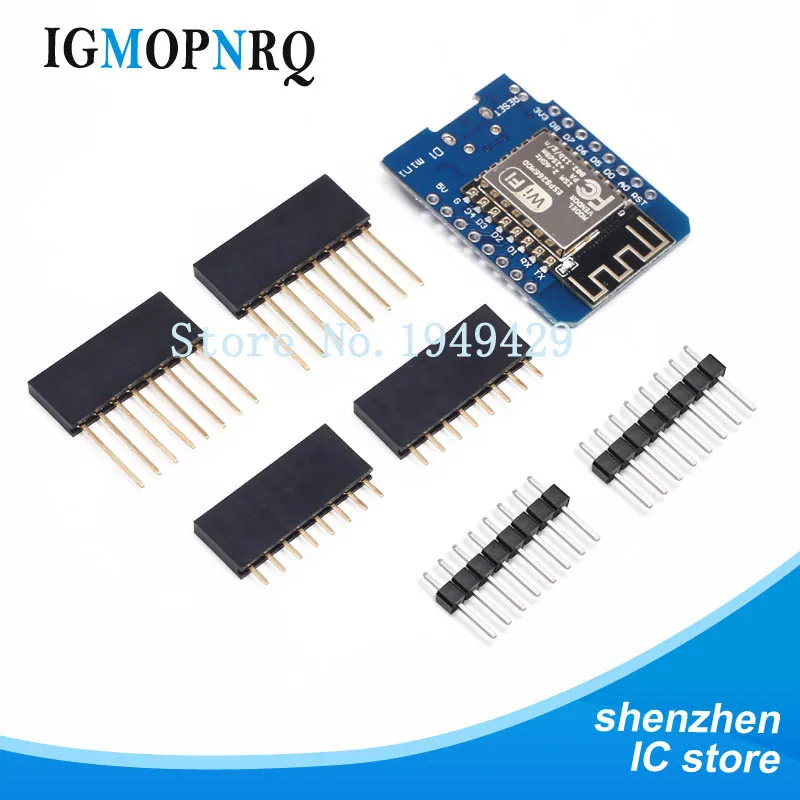 1set D1 mini - Mini NodeMcu 4M bytes Lua WIFI Internet of Things development board based ESP8266 by WeMos