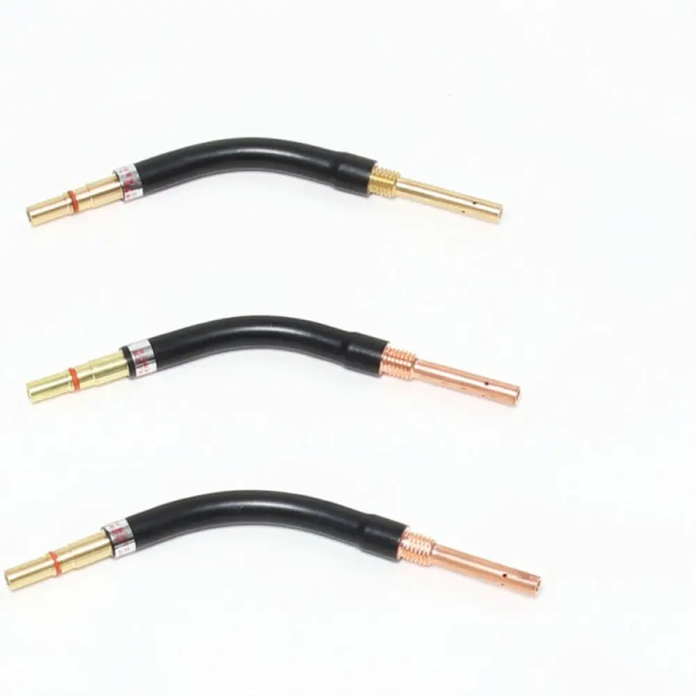 Welding Torch Head Applicator For Panasonic MIG 200A 350A 500A Copper Swan Neck Bend Tube Gas Welding Repair Components