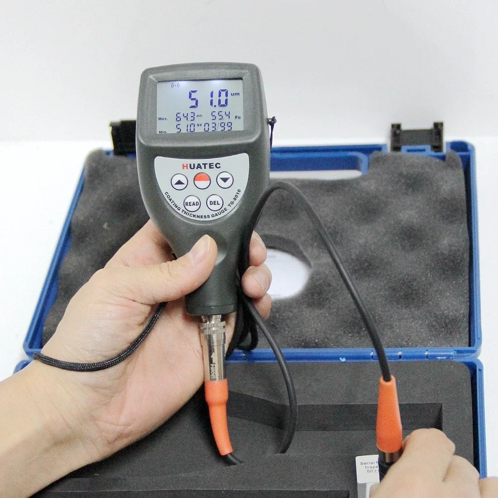 أداة قياس سماكة الغشاء البلاستيكي ، شاشة LCD ، TG8010 ، 0-Micron