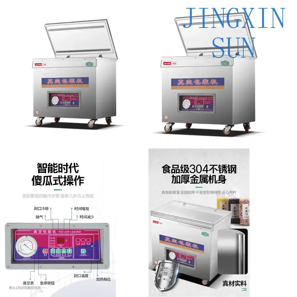 Automatic Vacuum Packing Machine for Food Sealing Packaging Machine for Home Kitchen Use for Various Products Adjustable