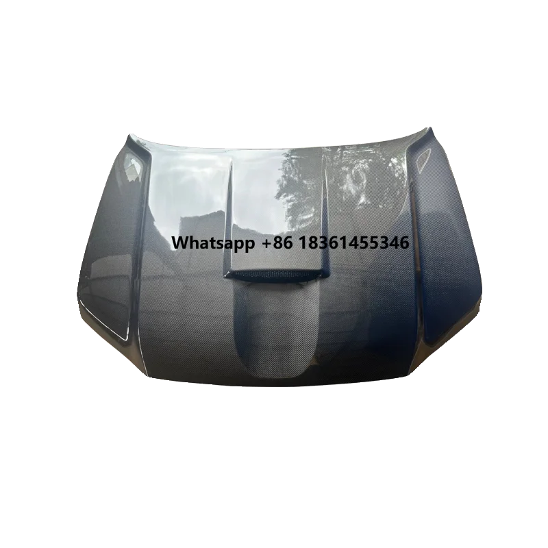 

For Land Cruiser LC200 modified Bonnet Hood scoop Body kit Car Accessories Carbon fiber Engine Cover Hood